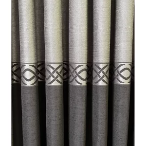 Pano Fon Perde Gri Siyah Tek Kanat CSAR 4