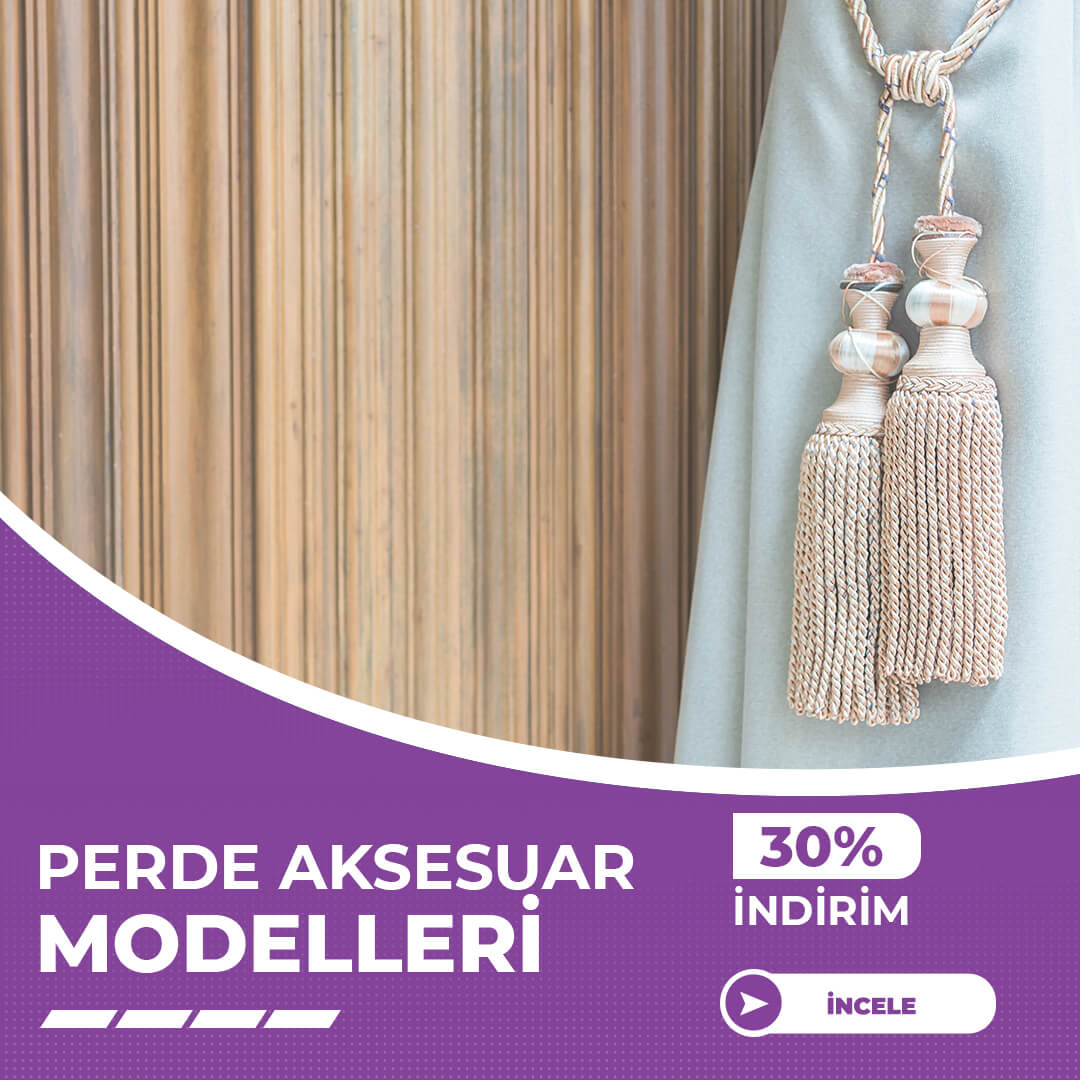 perde aksesuar modelleri